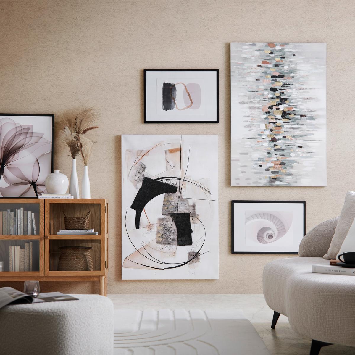 Keilrahmenbild Acrly Multicolor ca. 80x120cm - Multicolor, KONVENTIONELL, Holz/Textil (80/120/3,5cm) - Premium Living