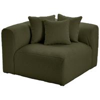 Modul Sofaelement Bloom Ecke Olivgrün - Olivgrün, Trend, Textil (115/70/115cm) - Livetastic