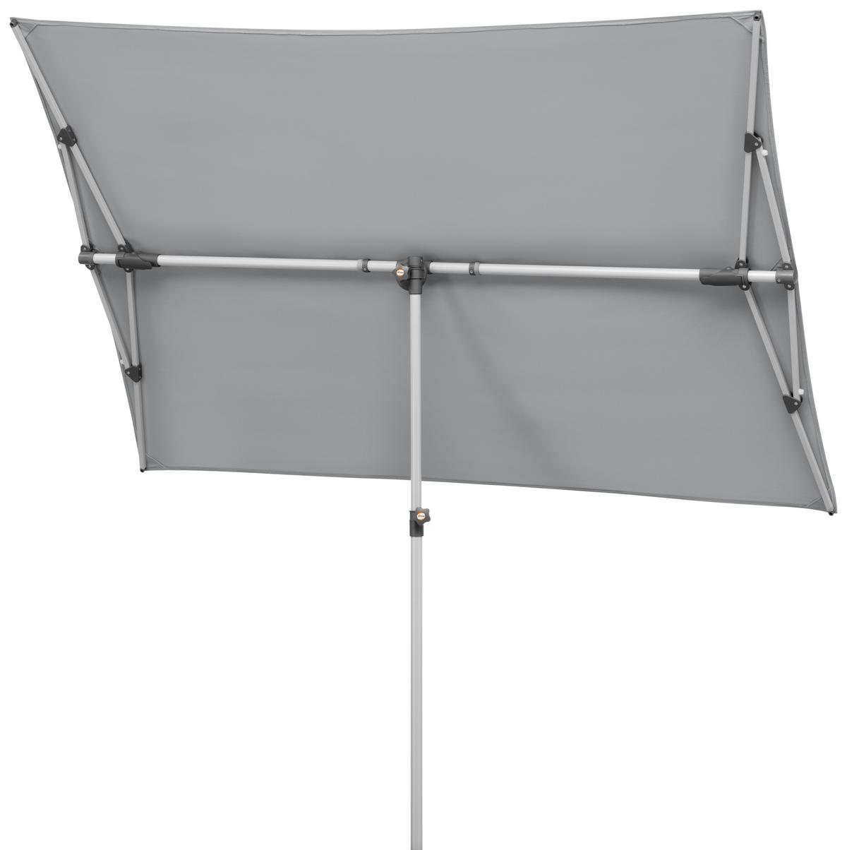 Ampelschirm Novara ca.190x188x140 cm Hellgrau - Anthrazit/Hellgrau, Basics, Textil/Metall (190/188/140cm) - Schneider