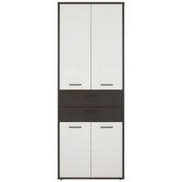 Regalkombination in Grau/Weiss - Weiss/Grau, Modern, Holzwerkstoff/Kunststoff (84,5/226,5/41,5cm) - Mömax
