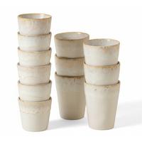 KOMPLET FILIŻANEK 12-GRESPR04-WHITE - biały wysoki połysk, Basics, ceramika - Costa Nova