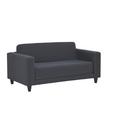 Schlafsofa in Anthrazit mit Bettfunktion - Anthrazit/Hellgrau, Kunststoff/Textil (146/71/81cm) - Mömax modern living Schlafsofa in Anthrazit mit Bettfunktion - Anthrazit/Hellgrau, Kunststoff/Textil (146/71/81cm) - Mömax modern living