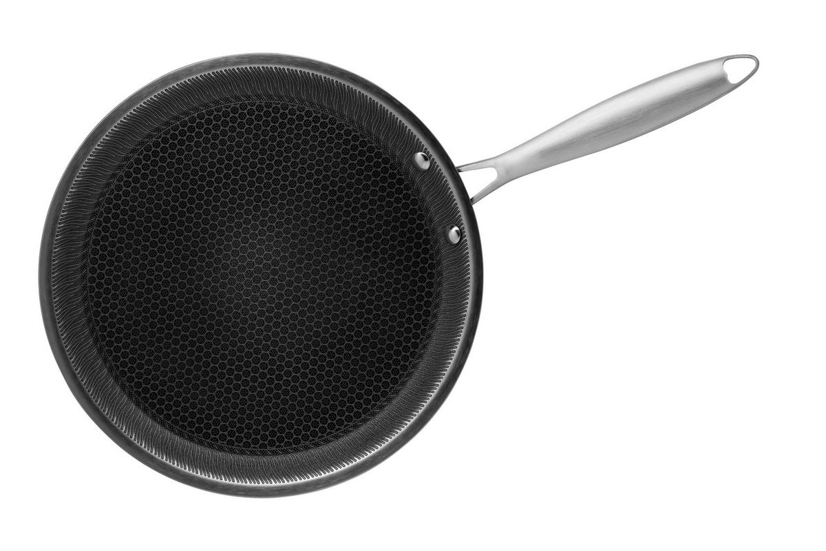 Crepespfanne 935599 - Silberfarben/Schwarz, Basics, Metall (28/2,5cm) - Mäser
