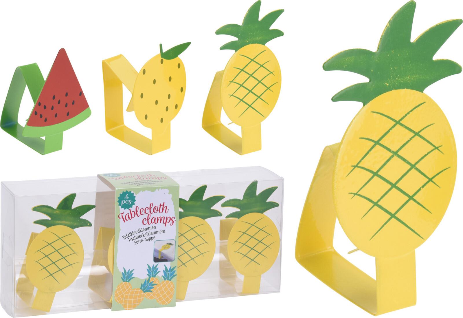 Terítőcsipesz Fruitbowl - fém (7/3/4cm)