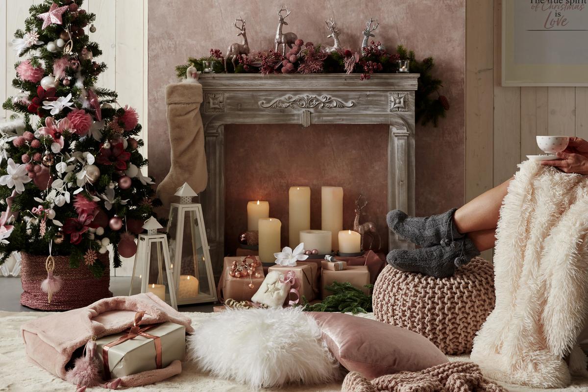 Weihnachtssack Liz in Anthrazit - Anthrazit, Fell (20/40cm) - Modern Living