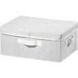 Tárolódoboz Sonia - világosszürke, modern, textil (38/28/16cm) - MÖMAX modern living