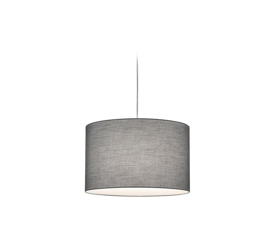 Schienensystem-Hängeleuchte Hotel Duoline Grau max. 25 W - Grau, Basics, Textil (40/180cm) - Trio Leuchten