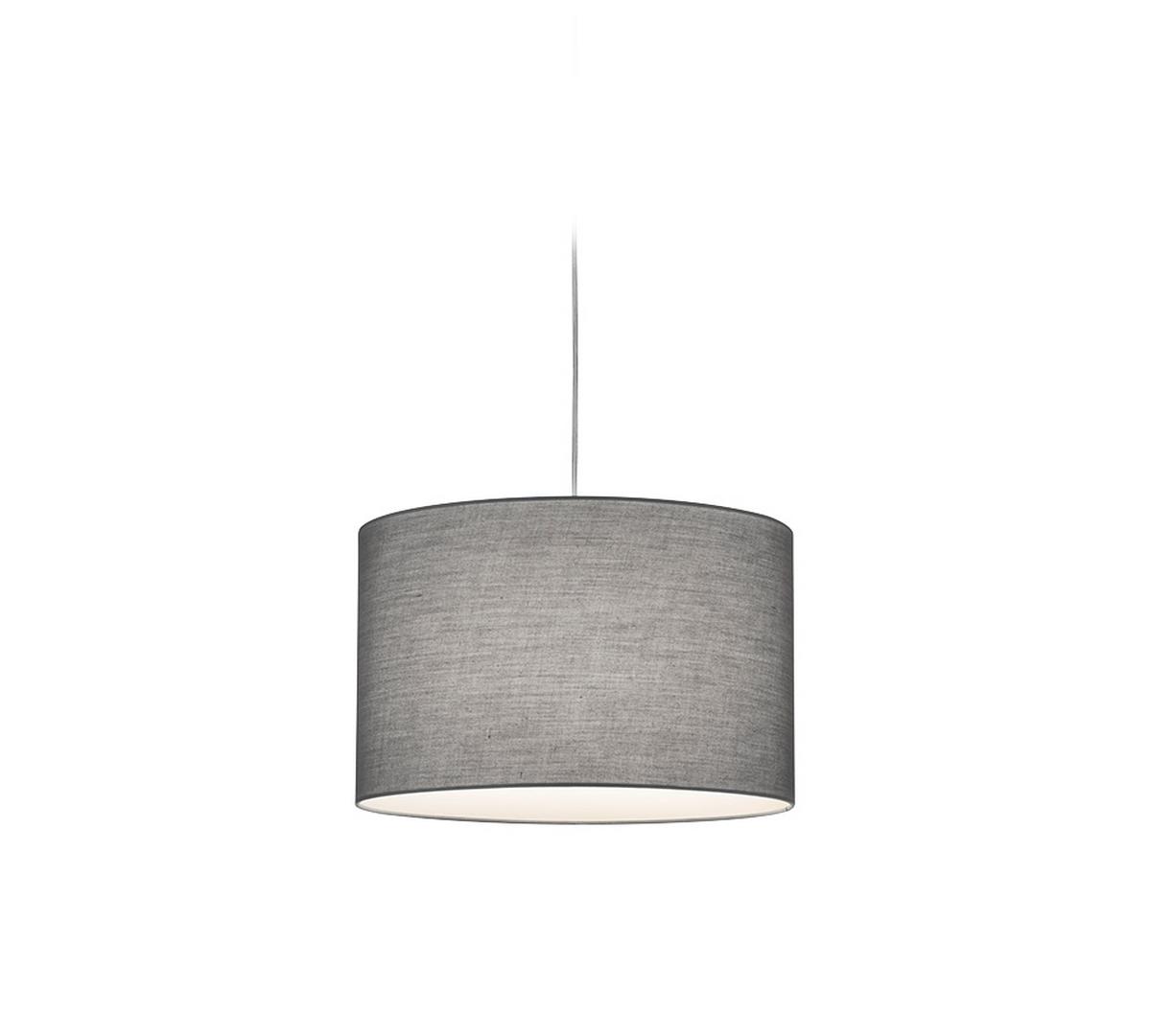 Schienensystem-Hängeleuchte Hotel Duoline Grau max. 25 W - Grau, Basics, Textil (40/180cm) - Trio Leuchten