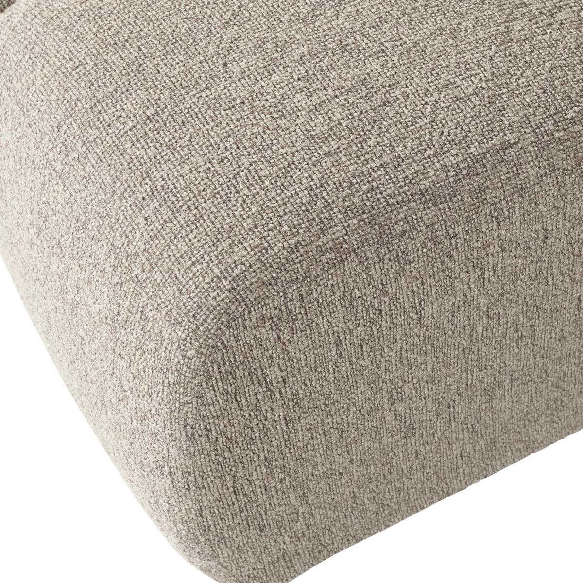 Sofaelement Mojo Beige B: 84cm - Beige/Schwarz, Design, Kunststoff/Textil (84/74/97cm) - Livetastic