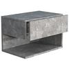 Nočna Omarica Usal Xl 45, Beton - siva, Moderno, leseni material (45/30/32cm) - MID.YOU