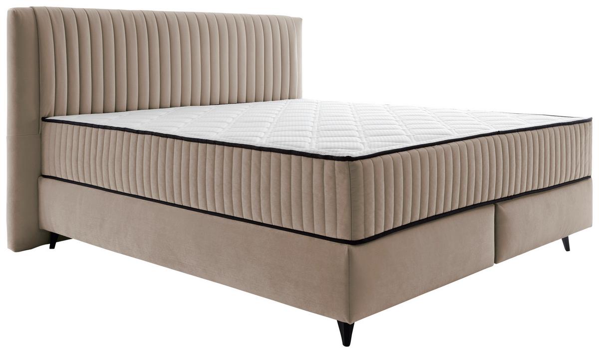 PAT BOX DREAM - maro, Modern, lemn/textil (120/200cm) - Premium Living