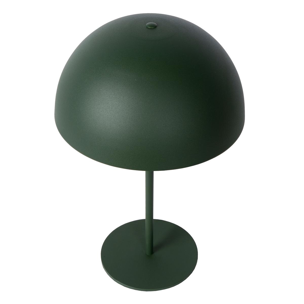LAMPA STOŁOWA 45596/01/33 SIEMON - zielony/kolor mosiężny, Design, metal (25/40cm) - Lucide