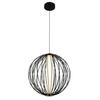 LEDHANGLAMP KALTI - Zwart, Modern, Kunststof/Metaal (40/145cm) - Mömax