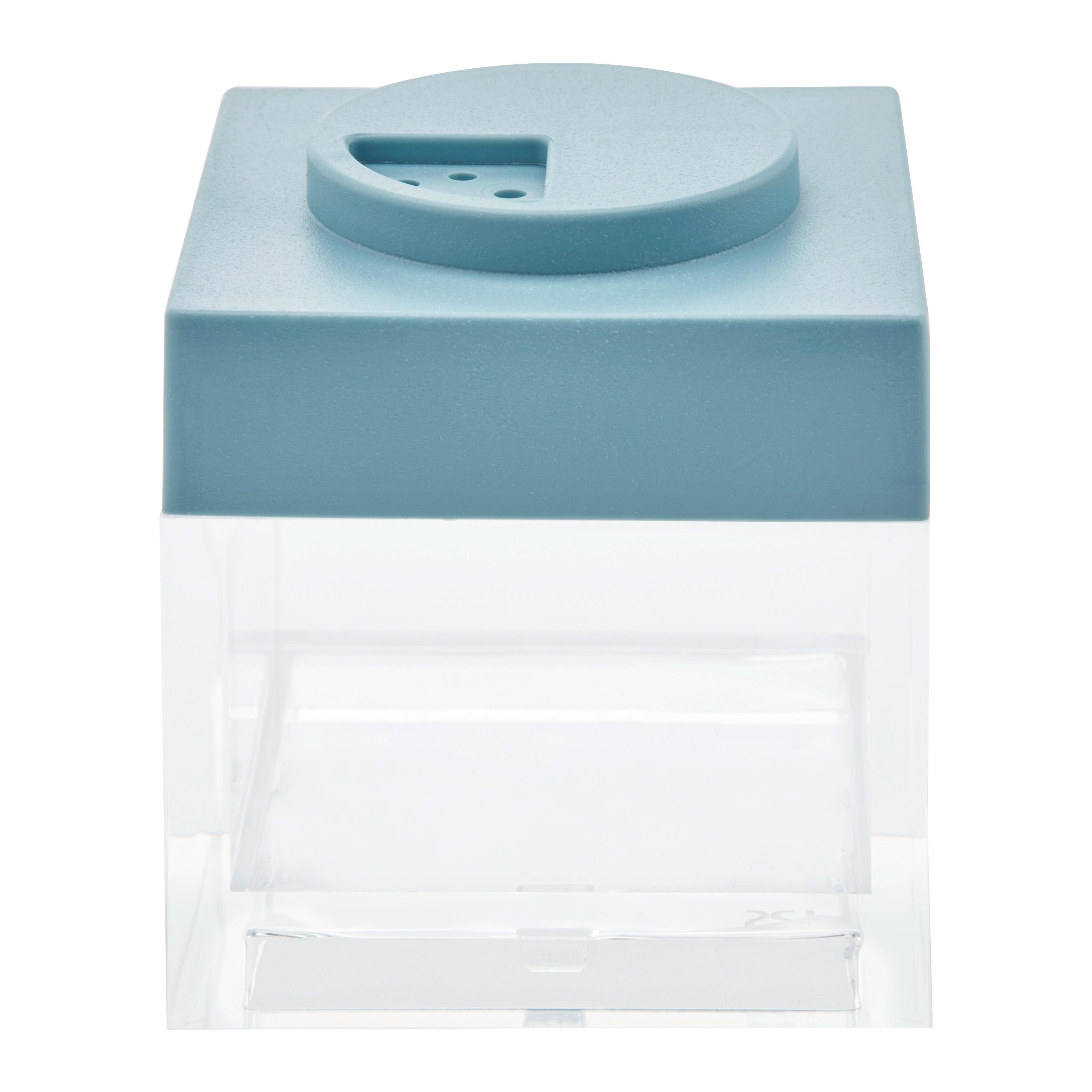 Vorratsdose Adorno in Transparent/Blau ca. 100ml - Blau/Transparent, Kunststoff (5/5/5,5cm)