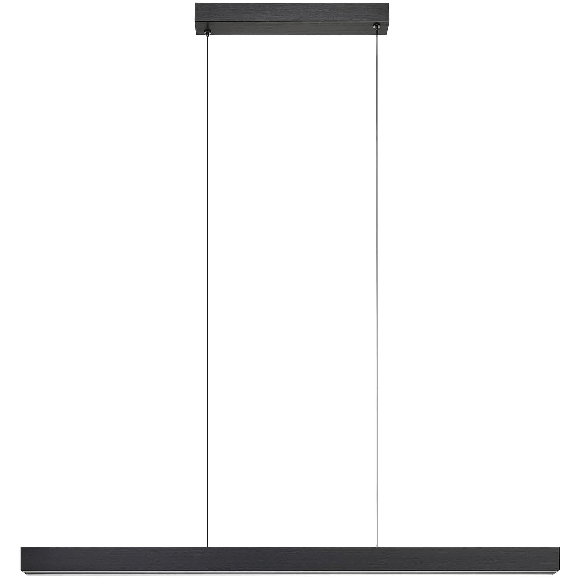 Hängeleuchte 103382220 Schwarz max. 10 Watt - Schwarz, MODERN, Metall (110-180/150/6,5cm)