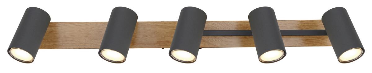 Strahler Robby max. 35 Watt - Graphitfarben, Design, Metall (70/35/17cm) - Globo