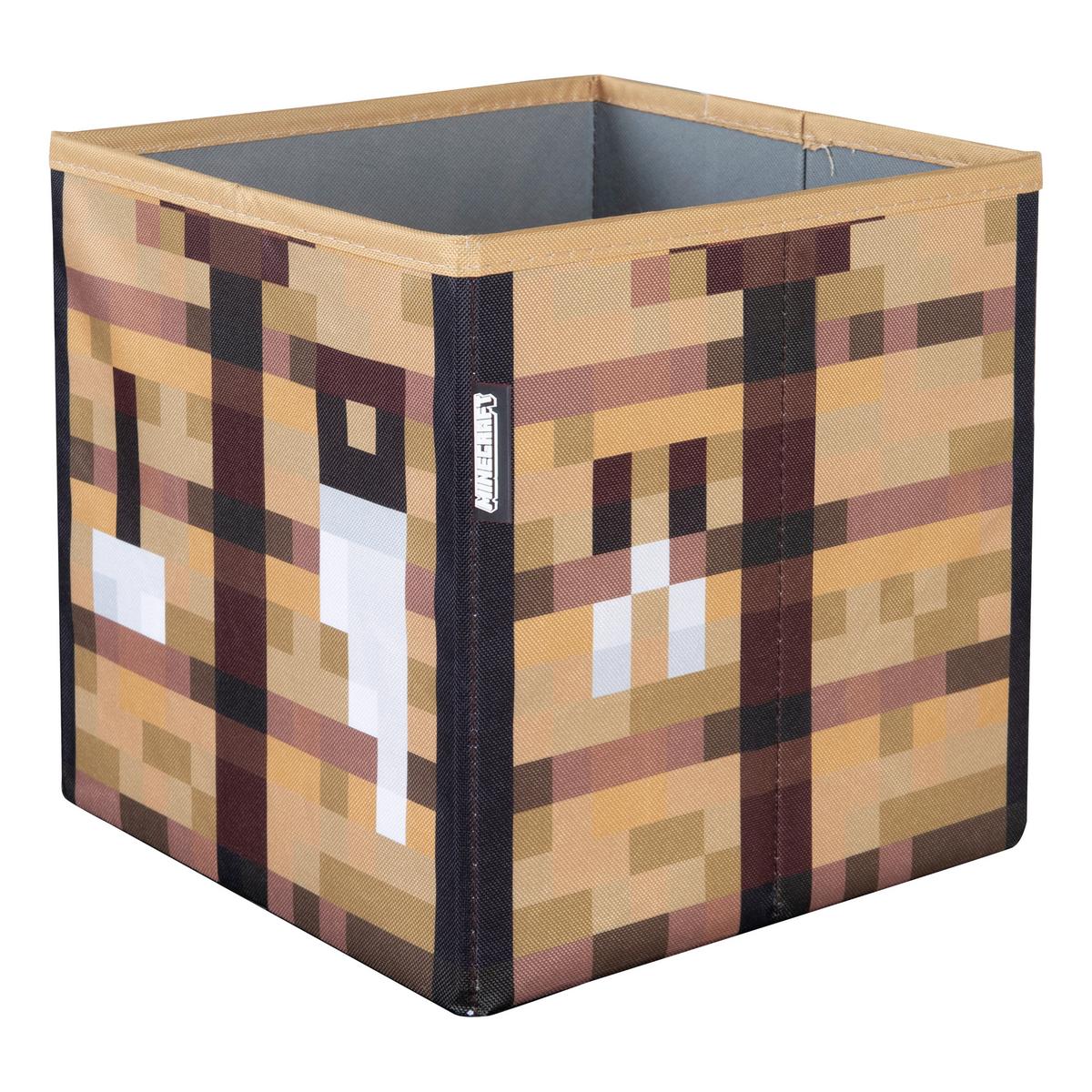Zložljiv Zaboj Minecraft, 2 Kos - črna/zelena, Moderno, tekstil (27/27/27cm) - Minecraft