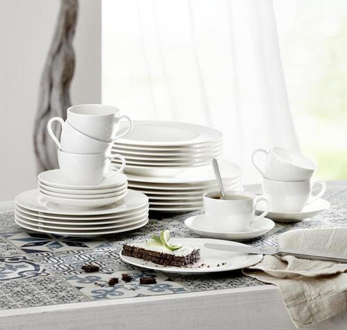 TALERZ ŚNIADANIOWY 1019082640 VILLEROY&BOCH - biały, Konventionell, ceramika (21cm) - Villeroy & Boch