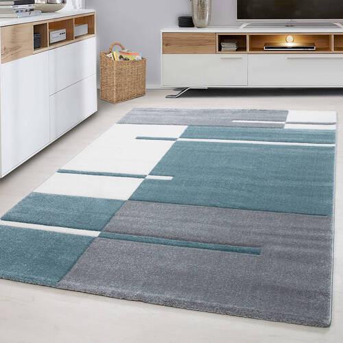 Ravno Tkana Preproga Hawaii, Modra, 240x340cm - modra, Basics, tekstil (240/340cm) - Novel