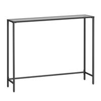 Beistelltisch in Schwarz ca. 100,5x80x20 cm - Schwarz, Trend, Glas/Metall (100,5/80/20cm) - MID.YOU