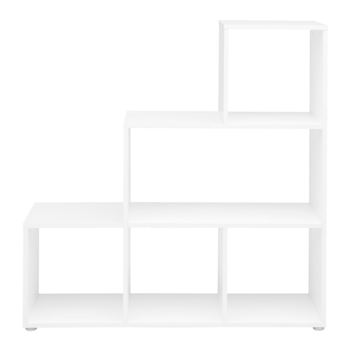 Regal Cassa 1 Weiss - Weiss, Konventionell, Holzwerkstoff (112/113/35cm) - Mömax