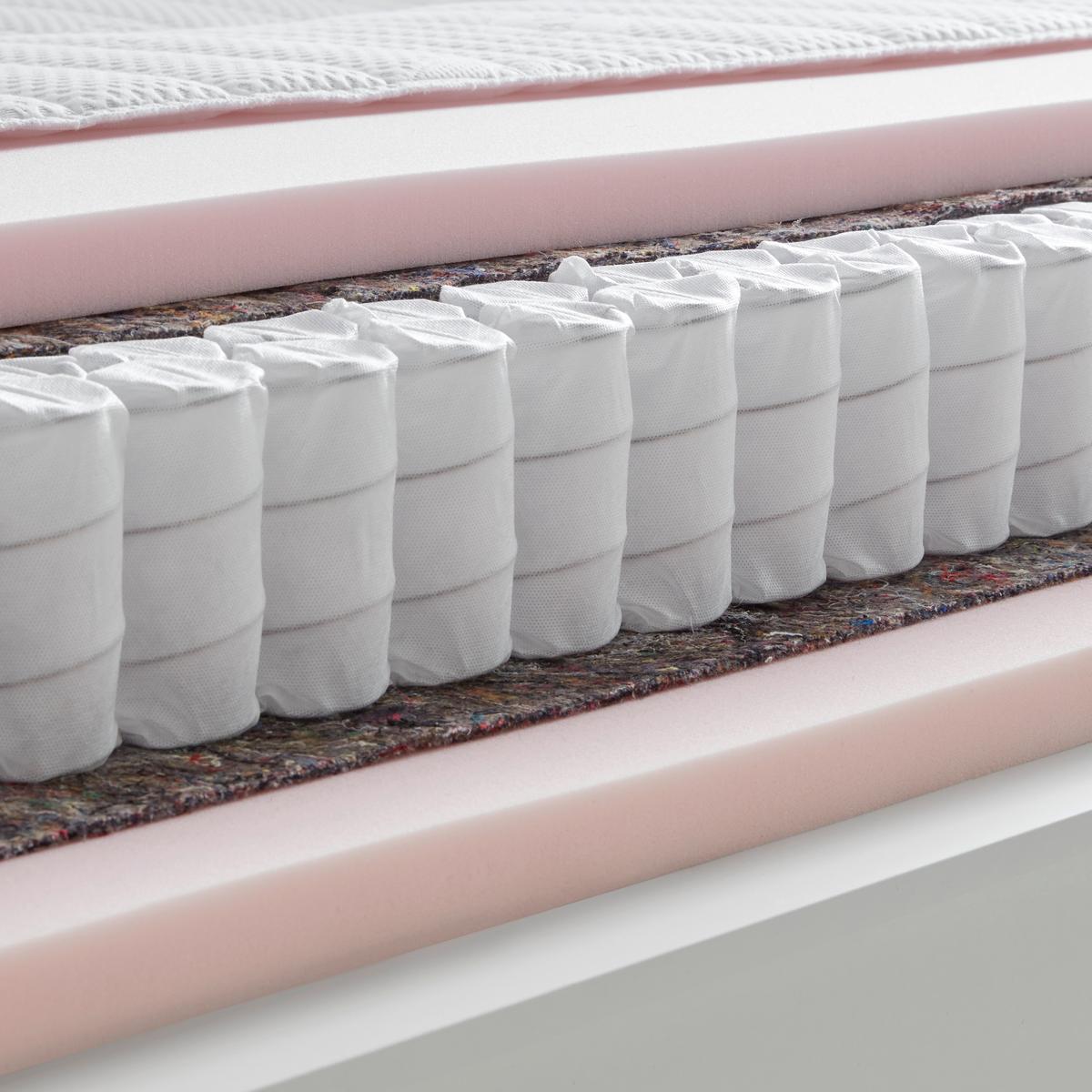 Taschenfederkernmatratze XXL-Feel ca. 140x200cm - Weiss, Textil (140/200cm) - Premium Living