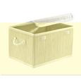 Košara Bamboo White - bela, tekstil/les (36/26/22cm) - Mömax modern living Košara Bamboo White - bela, tekstil/les (36/26/22cm) - Mömax modern living