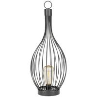 Solarleuchte Finja max. 0,02 Watt - Schwarz, Modern, Kunststoff/Metall (20/50cm) - Modern Living