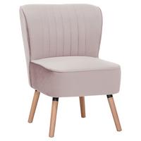 Fotoliu GRACE - roz aprins/roz, Modern, lemn/textil (58/80/64cm) - Mömax