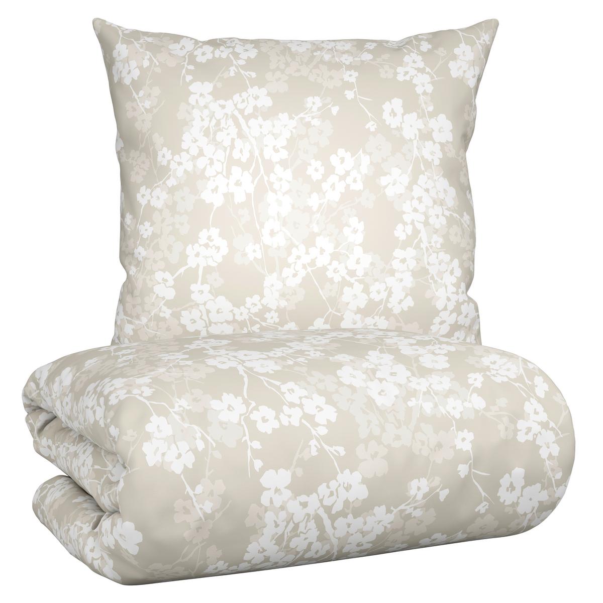 Bettwäsche Catrin Beige ca. 135x200cm - Beige, LIFESTYLE, Textil (135/200cm) - Modern Living