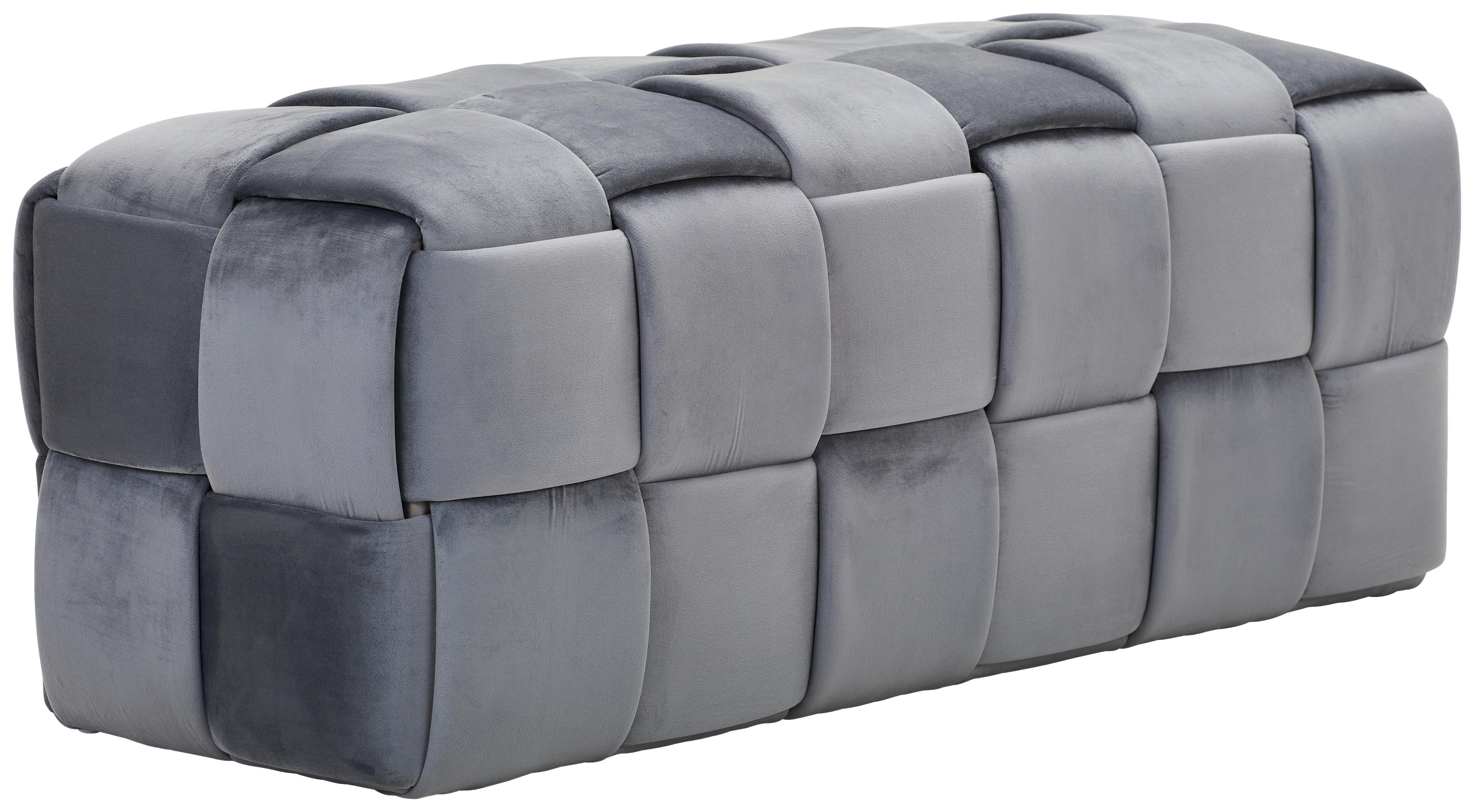 ŁAWKA LUCA - ciemnoszary, Trend, tkanina (108/43/44cm) - Xora