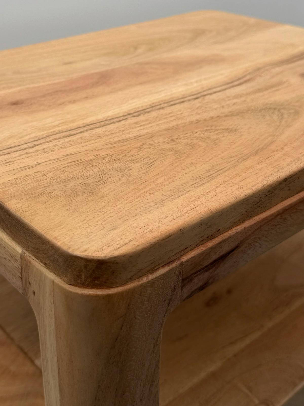 Nachttisch Wl7.583 - Akaziefarben, Design, Holz (45/35/46cm) - Livetastic