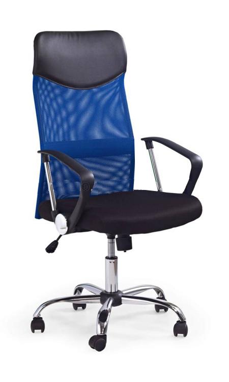 Vrtljiv Stol Shelby - modra/črna, Moderno, kovina/umetna masa (60/112-122/68cm) - Modern Living
