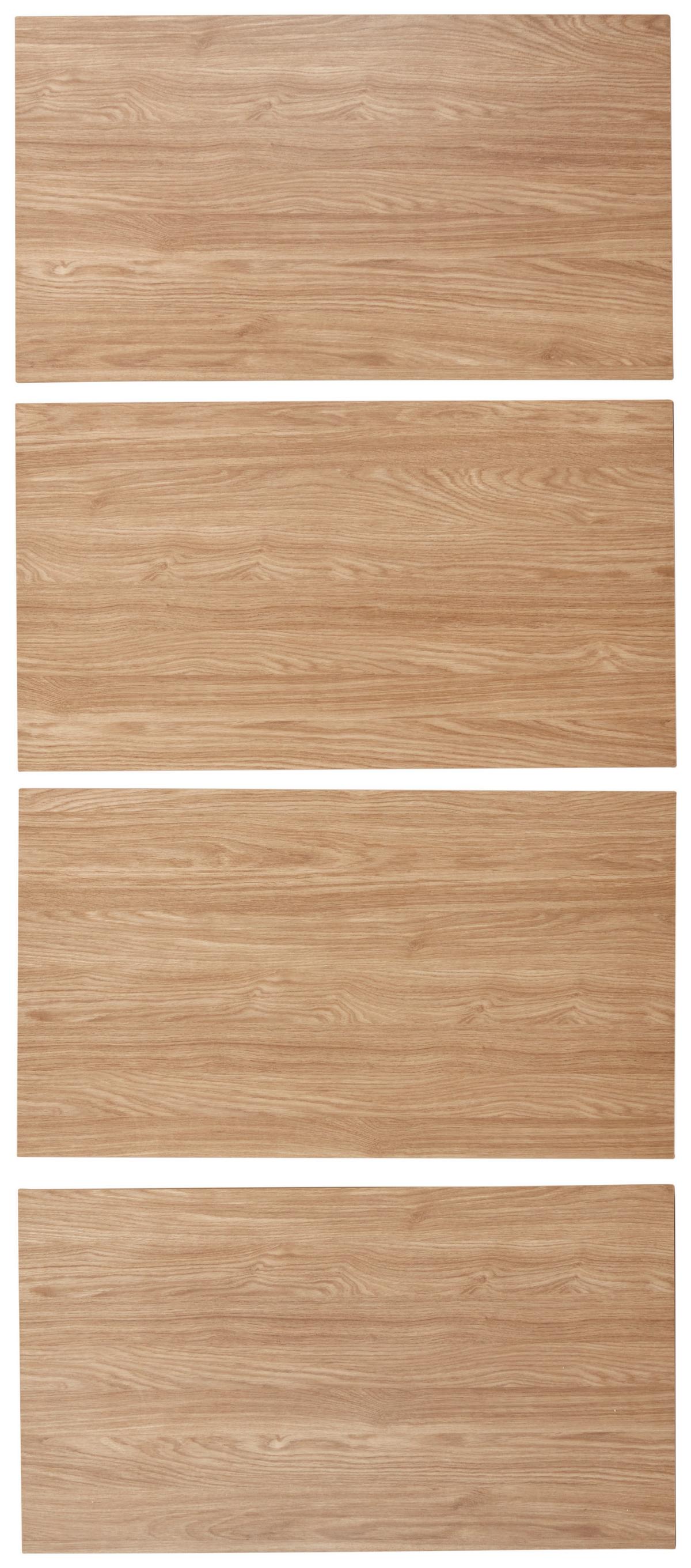 Takarólap Unit - tölgyfa színű, Modern, faalapú anyag - Based