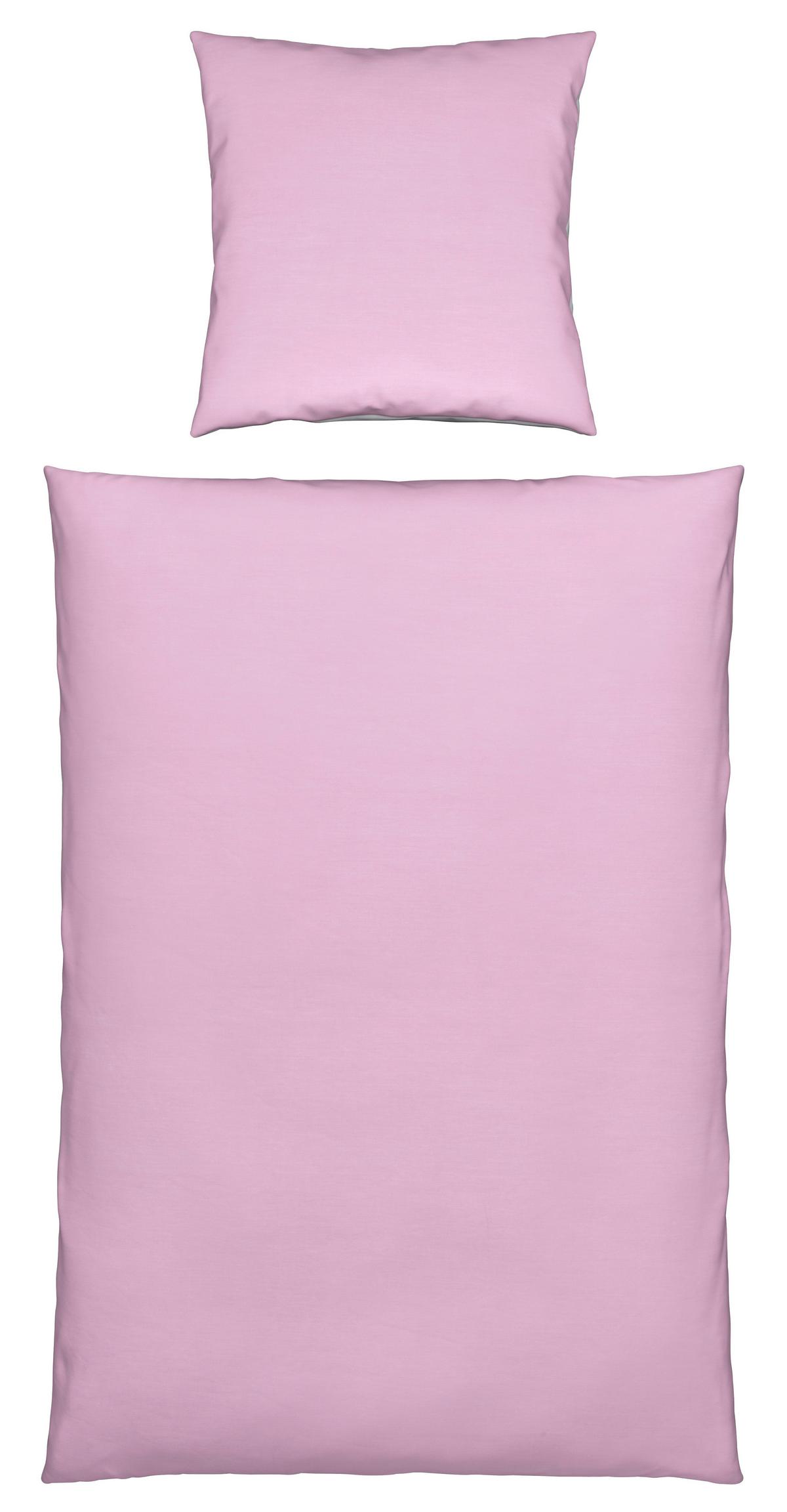 Bettwäsche Annika ca. 135x200cm - Silberfarben/Flieder, Textil (135/200cm) - Modern Living