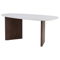 ESSTISCH GRÖNVIK - Hellgrau/Mokka, Design, Holzwerkstoff (180/90/75cm) - Livetastic