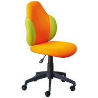 Jugenddrehstuh Jessi Orange - Schwarz/Orange, Basics, Kunststoff/Textil (52/94(103)/56cm) - MID.YOU