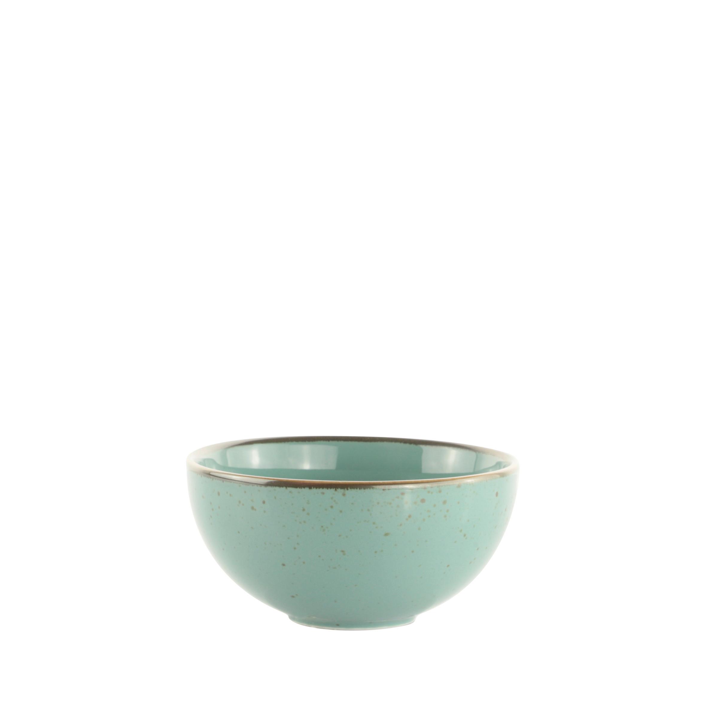 Schale Capri aus Porzellan Ø 11,5cm - Grün, Modern, Keramik (11,5/5,7cm) - Mömax