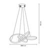 LED-HÄNGLAMPA LENORE - kromfärg, Modern, metall/plast (60/120cm) - Premium Living