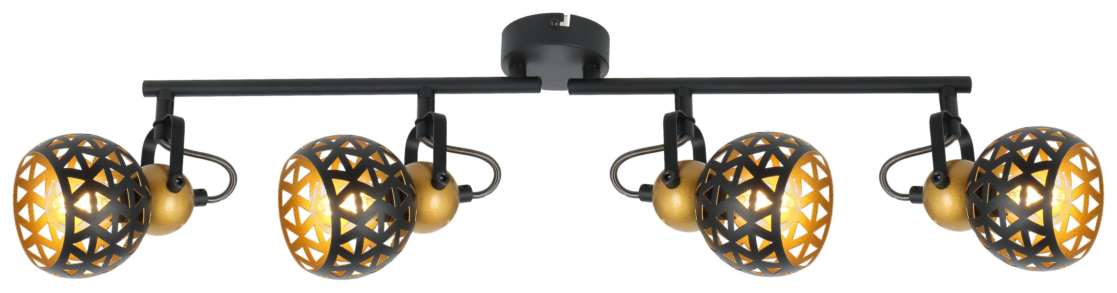 Reflektor Sarra - zlate barve/črna, Basics, kovina (60/10/17,5cm) - Globo