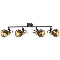 Reflektor Sarra - zlate barve/črna, Basics, kovina (60/10/17,5cm) - Globo