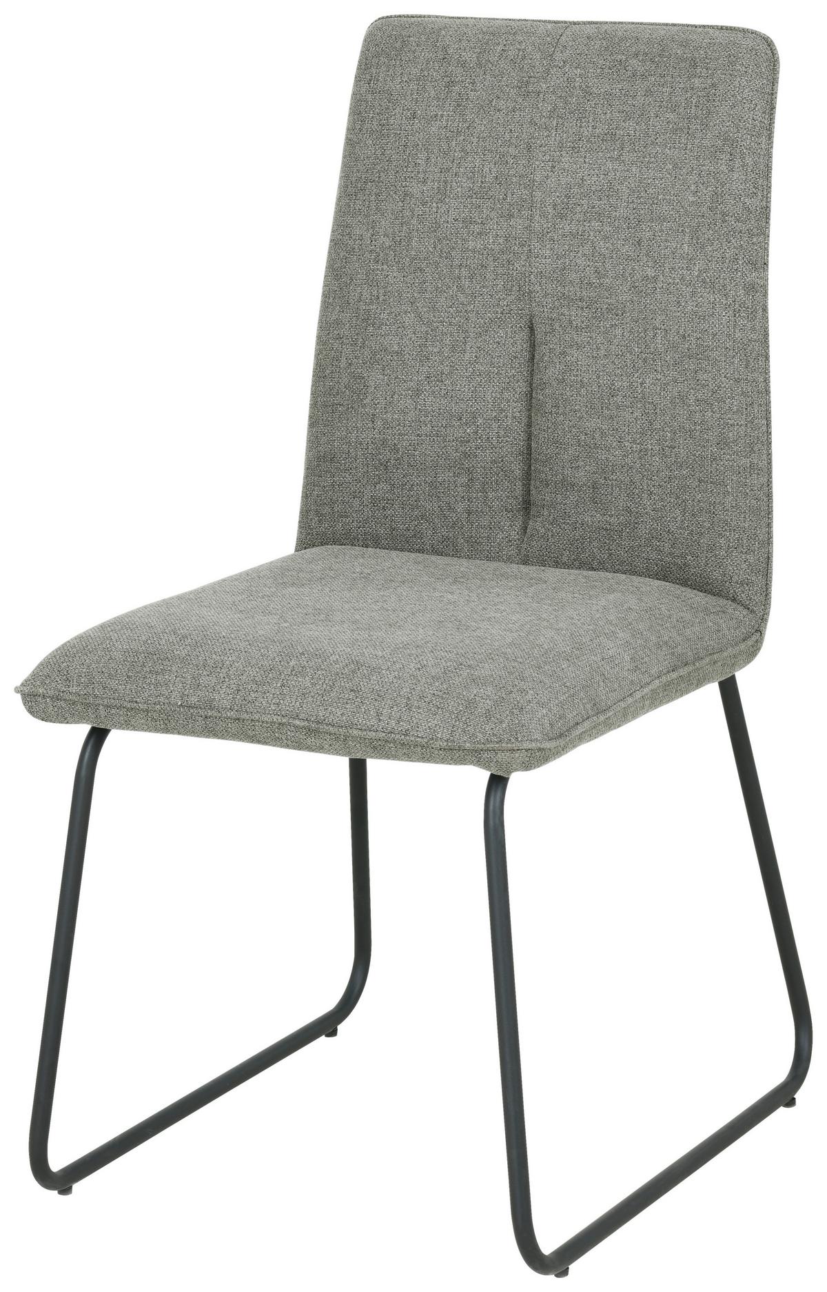 KRZESŁO MARTY - czarny/szary, Design, metal/tkanina (48/86/59cm) - Xora