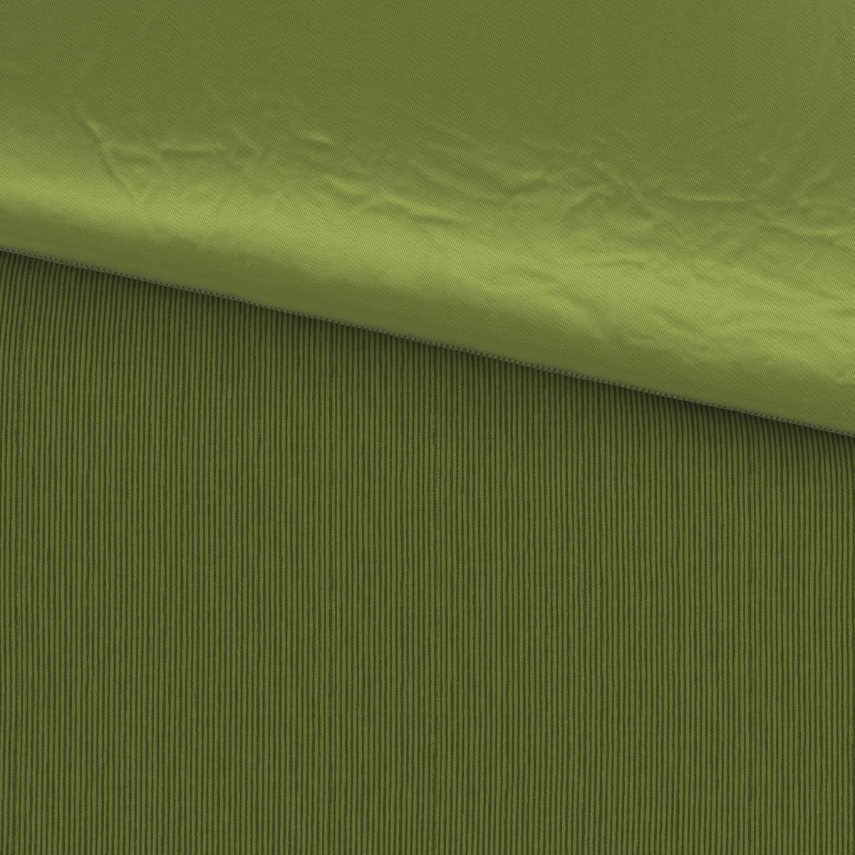 POŚCIEL DWUSTRONNA WALLE - ciemnozielony, tkanina (155/220cm) - Bio:Vio