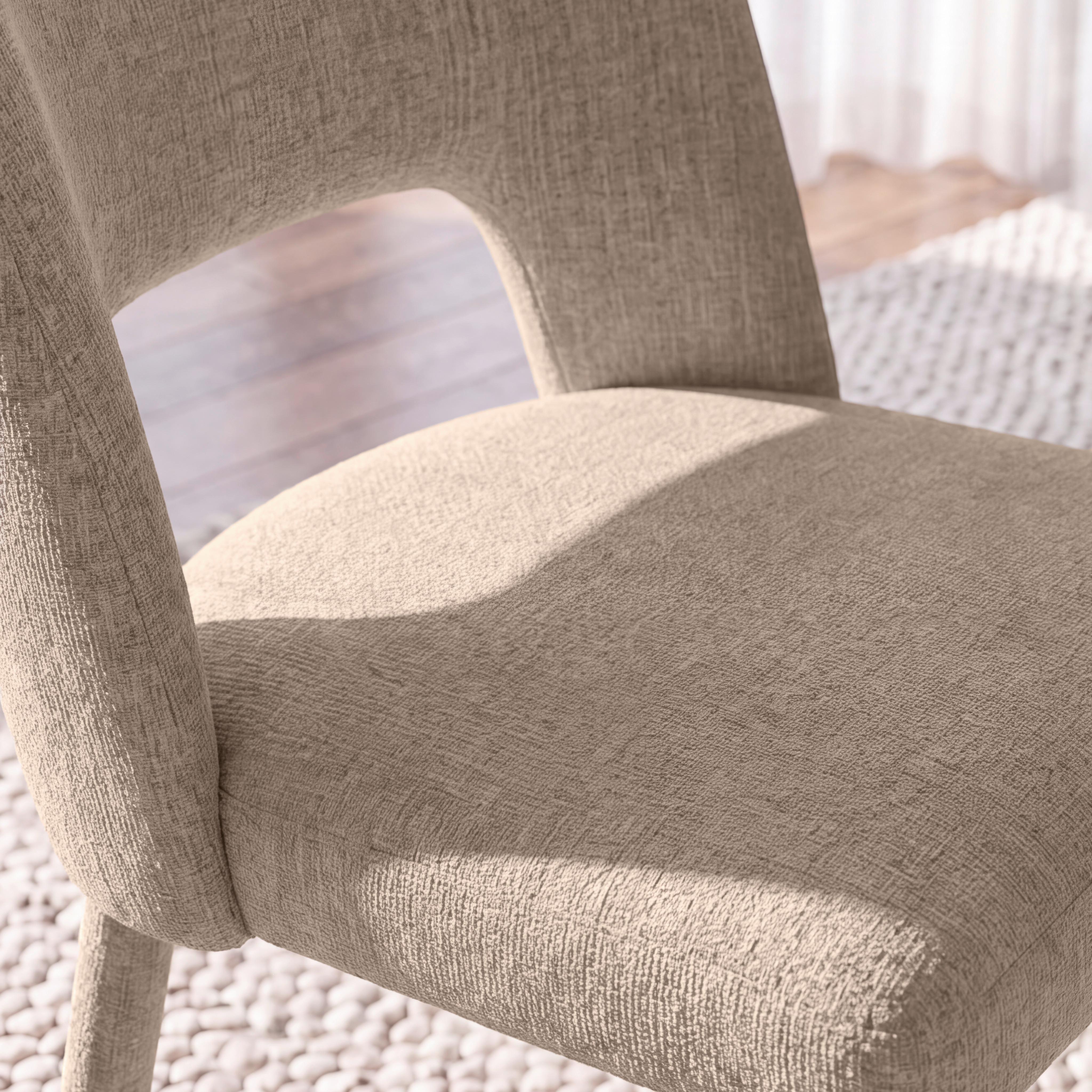 STUHL ANEA - Hellgrau/Pinienfarben, MODERN, Holz/Textil (52/79/55,5cm) - Bessagi Home