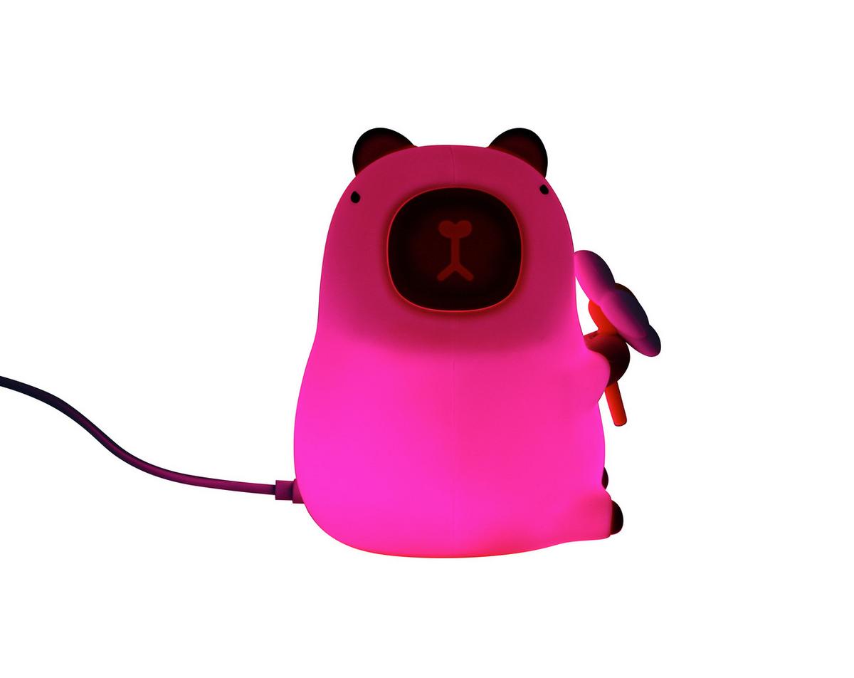 Nachtlicht Capybara Creme max. 2,5 Watt - Creme, MODERN, Kunststoff (9,2/11,1/9,1cm) - Mömax