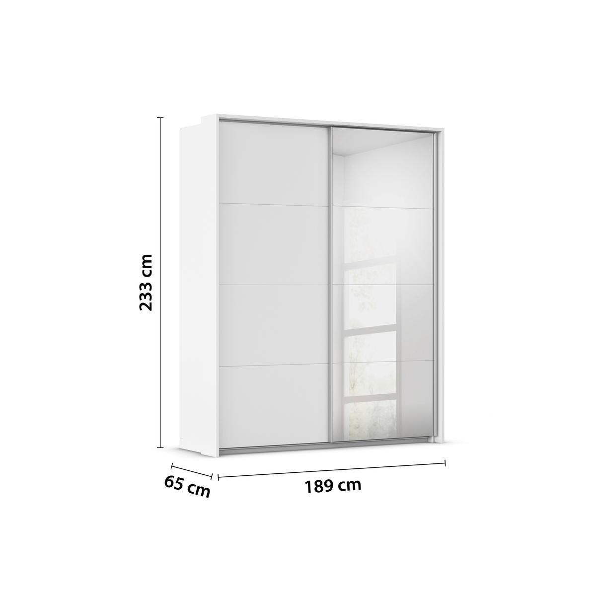 RAMA PENTRU DULAP FELDKIRCH - alb, Modern, material pe bază de lemn (189/233/64cm) - Luca Bessoni