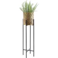 DONICZKA NA KWIATY GM60-4959 - czarny/kolor złoty, Lifestyle, metal (21,5/82,5cm) - Ambia Home