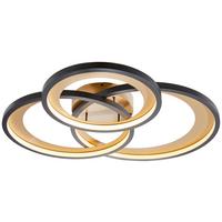 LAMPA SUFITOWA LED 673810332 GRANADA - czarny/biały, Basics, tworzywo sztuczne/metal (71,5/10,5/63,5cm) - Trio Leuchten