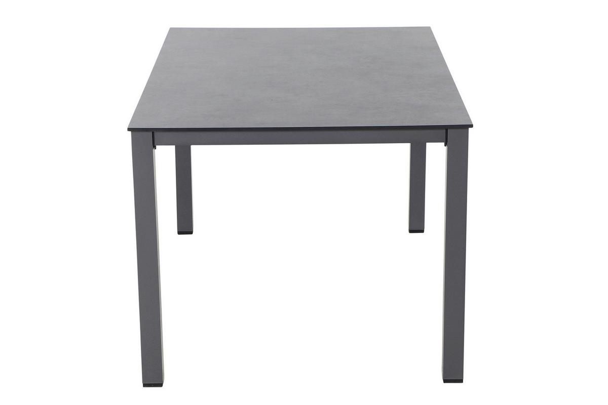 GARTENTISCH K95704 - Anthrazit, KONVENTIONELL, Holzwerkstoff/Kunststoff (160/90/72cm) - Siena Garden