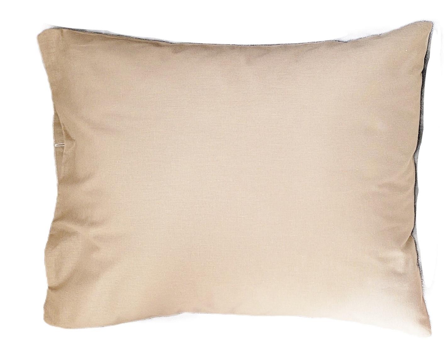 Fejpárnahuzat 40/50 - bézs, textil (40/50cm)